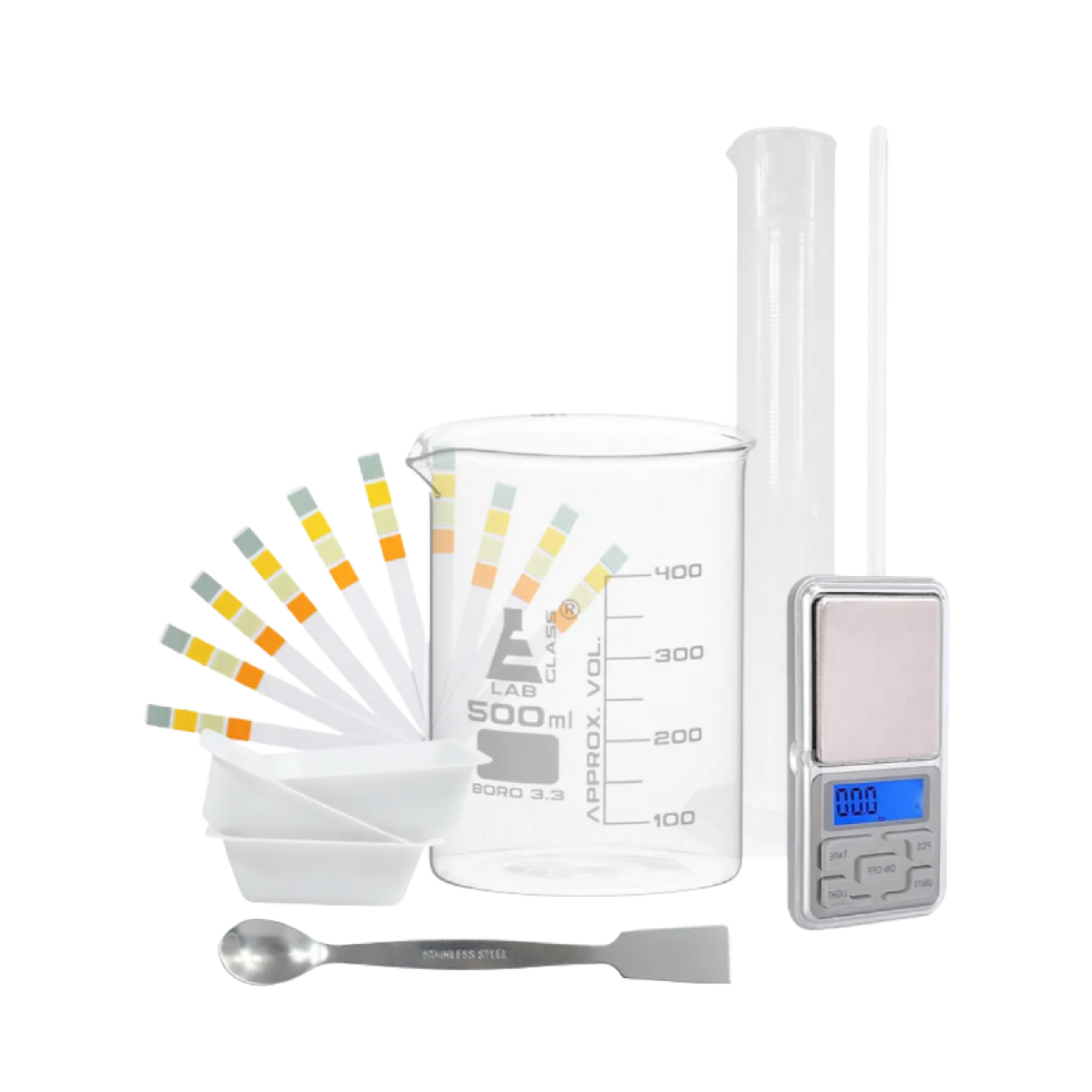 Kit de Instrumentos Básicos de Laboratorio | Precisión y Calidad para Formulación Cosmética