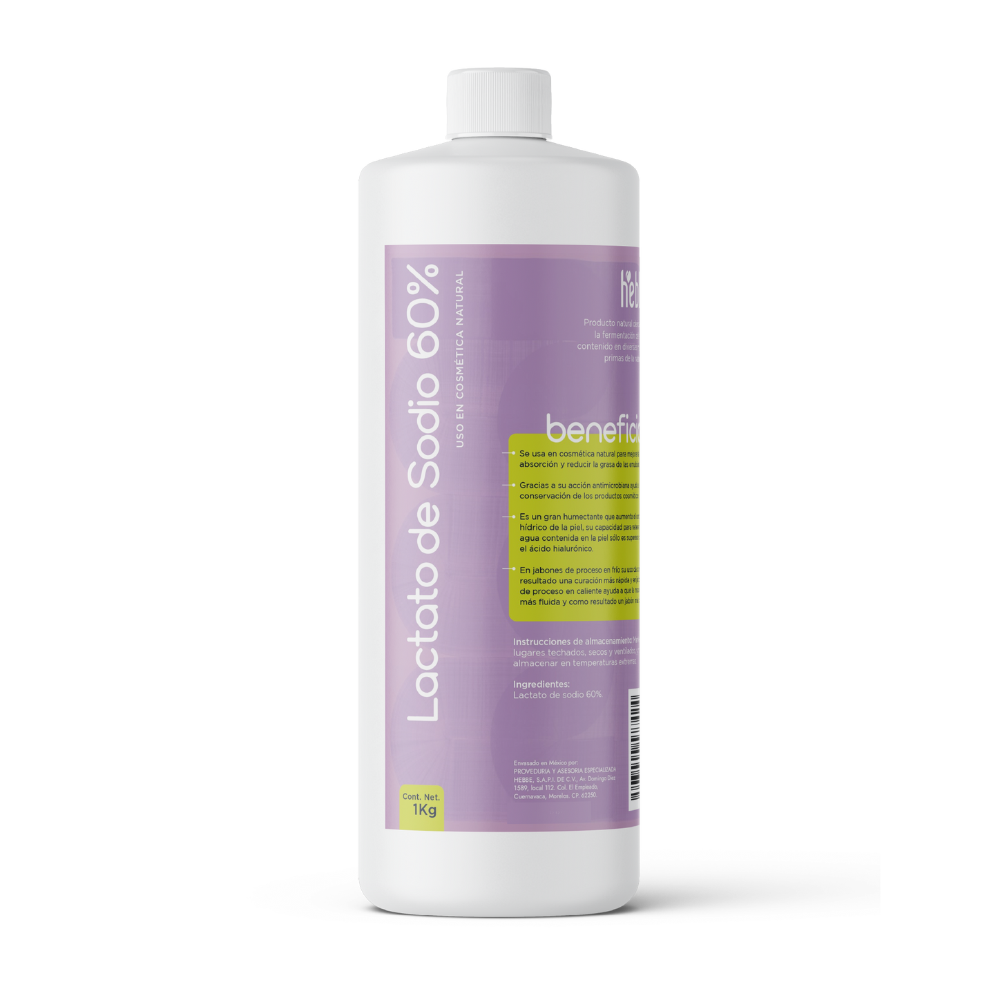 Lactato de Sodio | Humectante Natural Superior | Regulador de pH y Agente Acondicionador