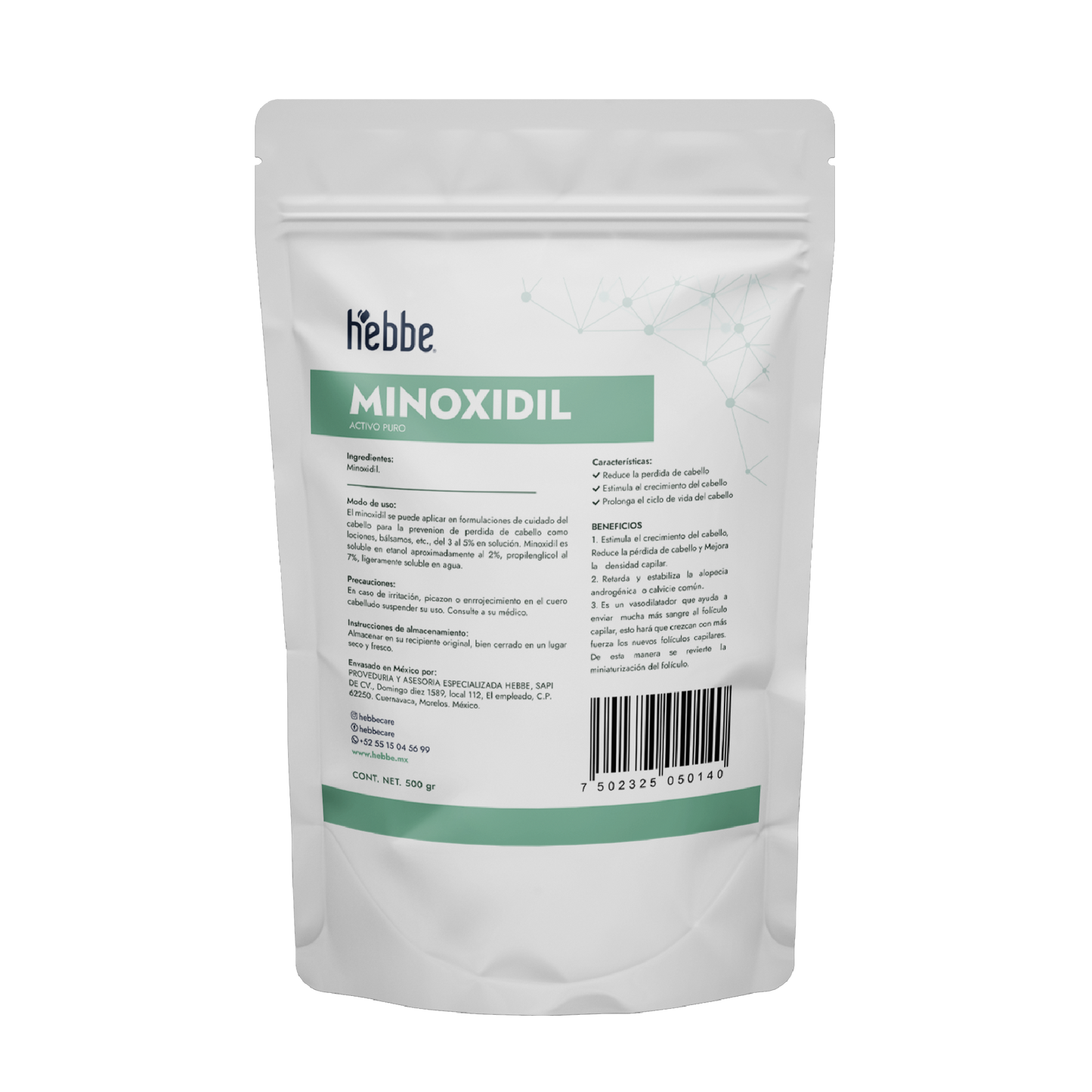 Minoxidil | Activo Cosmético para el Crecimiento y Fortalecimiento Capilar