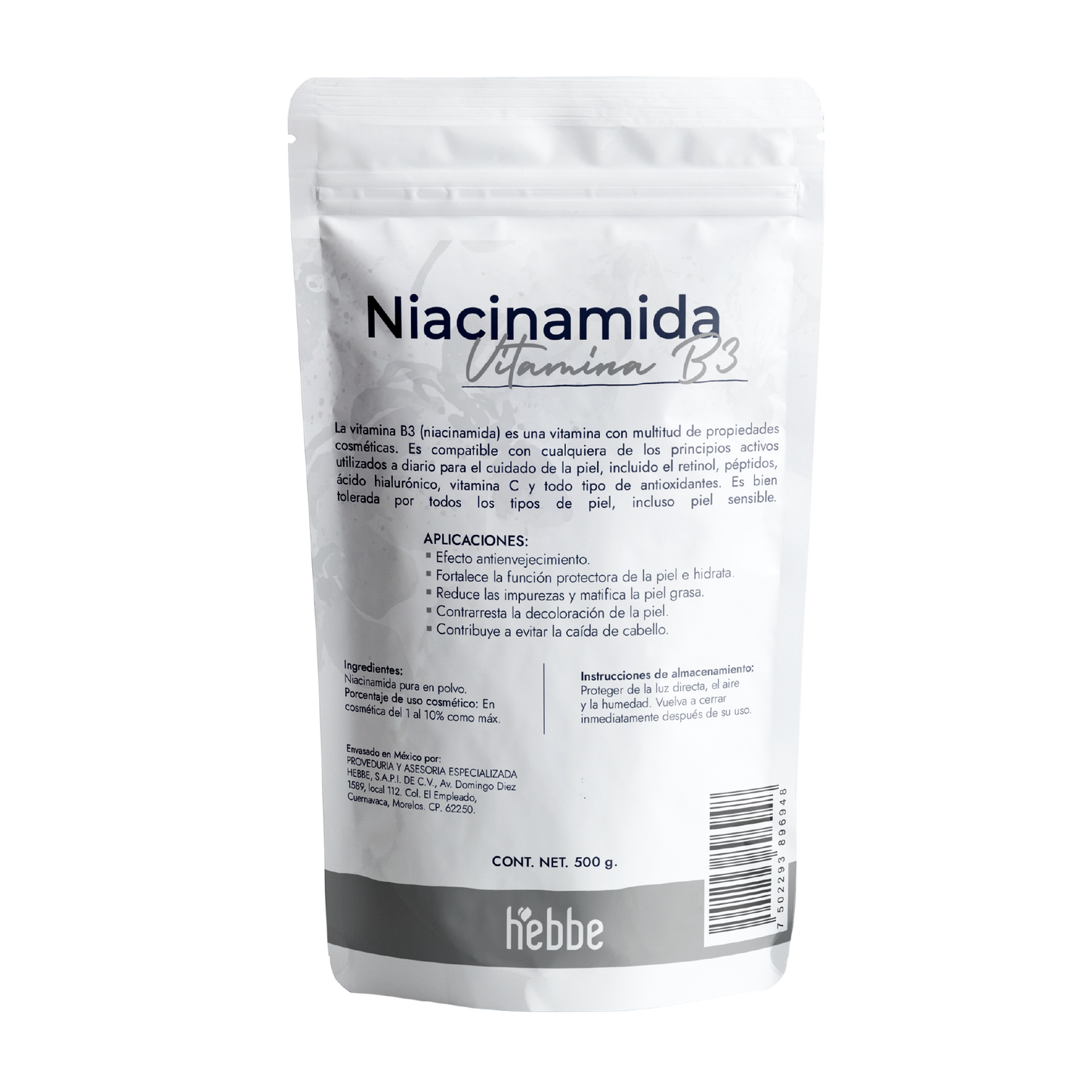 Niacinamida (Vitamina B3) | Facil y Capilar | Multiacción Control de Sebo, Poros y Manchas