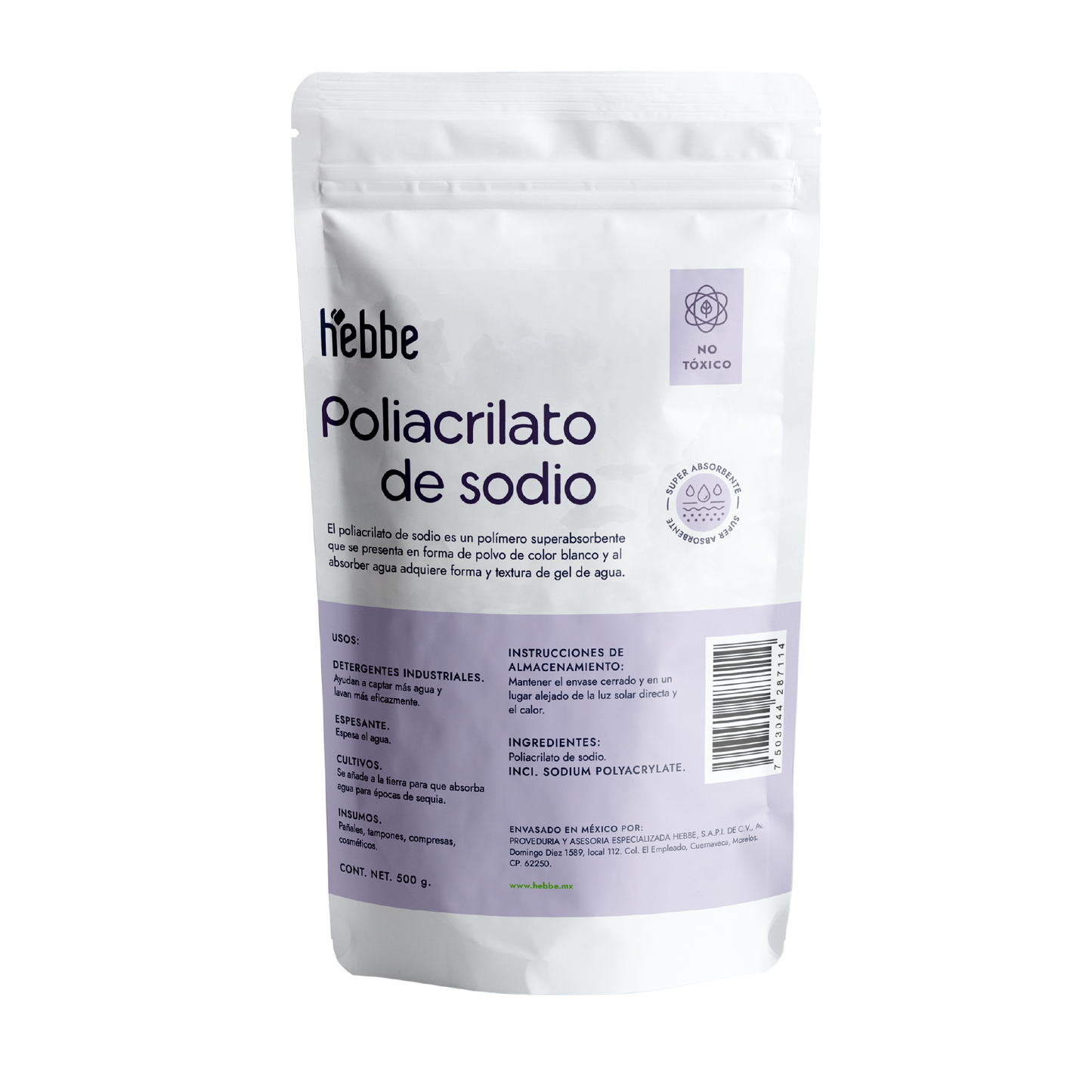 Poliacrilato de Sodio | Polímero Superabsorbente y Espesante para Cosmética y Más