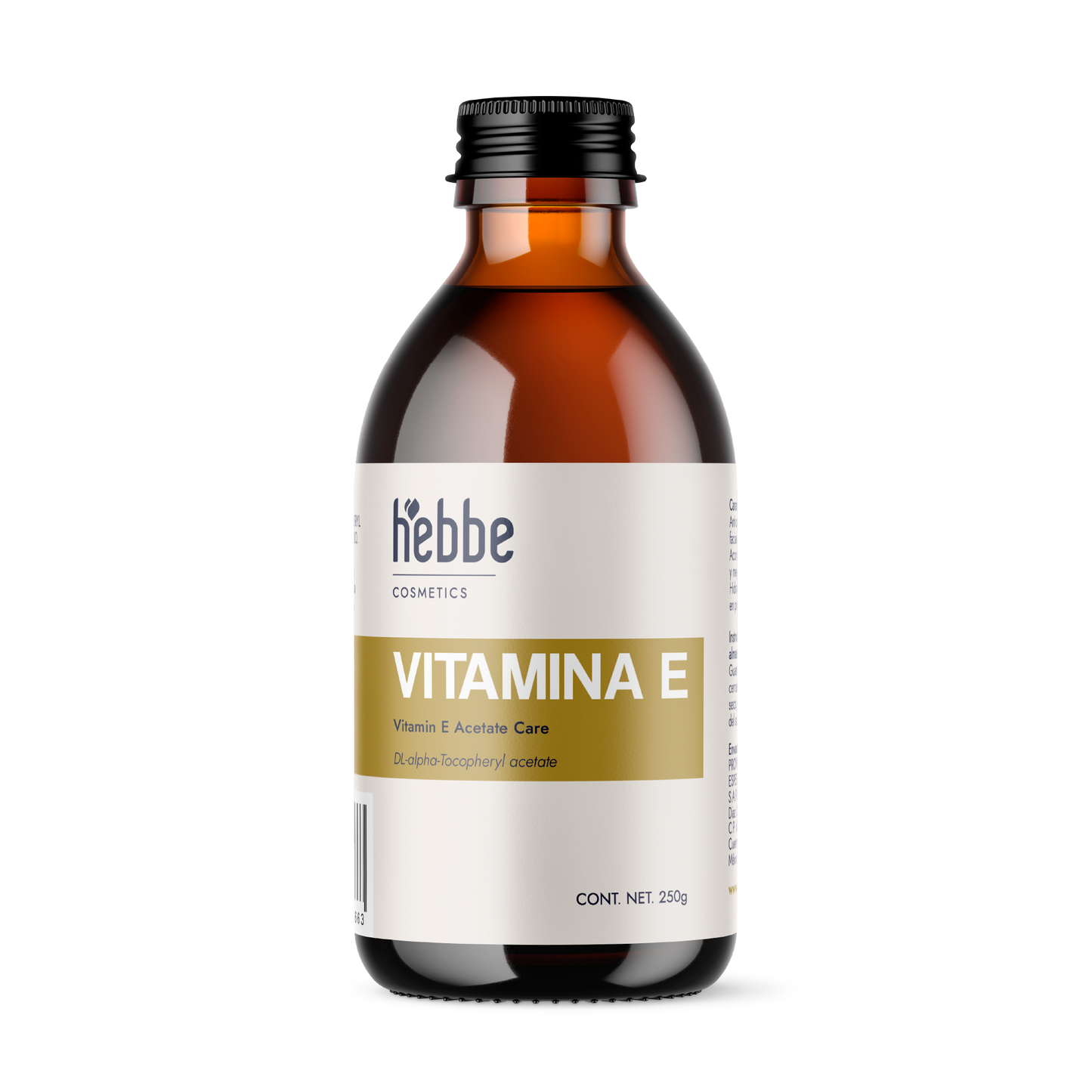 Vitamina E Líquida | Facial, Corporal y Capilar | Antioxidante Protector y Emoliente