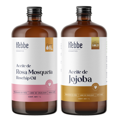Aceite de Jojoba y Rosa Mosqueta | Kit Facial Lúdika | Nutrición, Equilibrio y Reparación