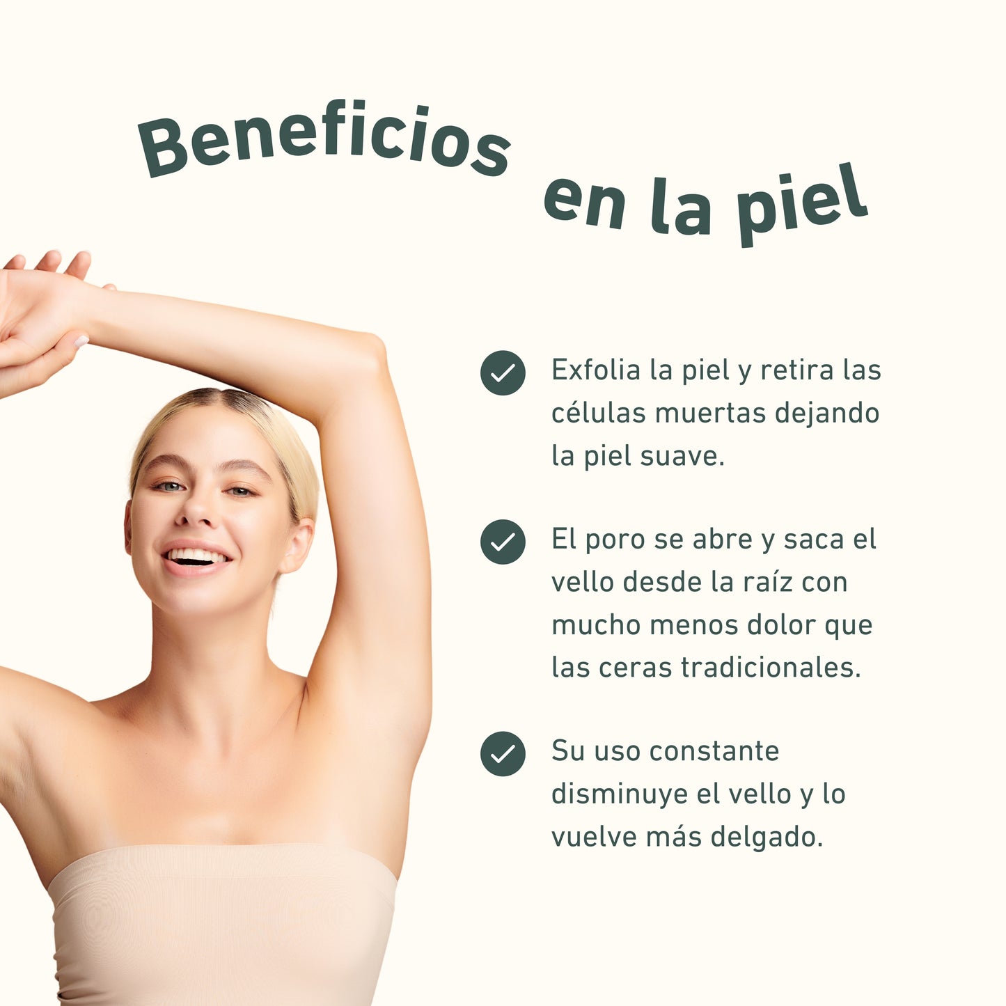 Cera para Depilar de Miel de Abeja | 2 Frascos para una Depilación Rápida, Suave y para Zonas Sensibles