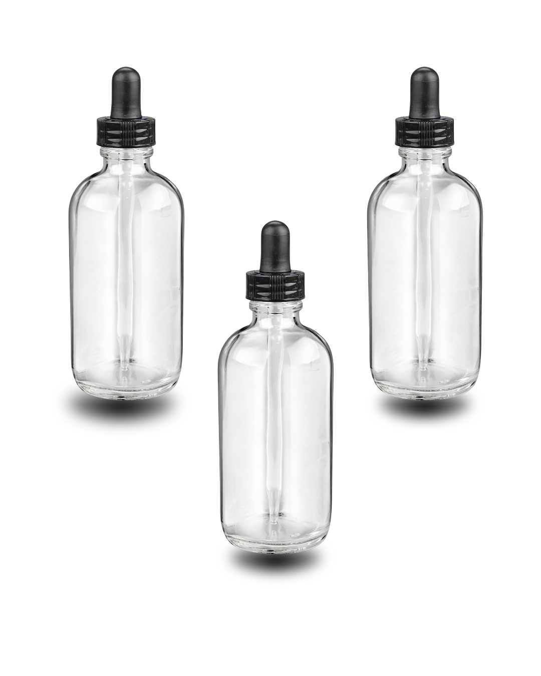 Frasco Gotero | 4 oz | Envase Vidrio Transparente| Precisión y Protección para Sérums