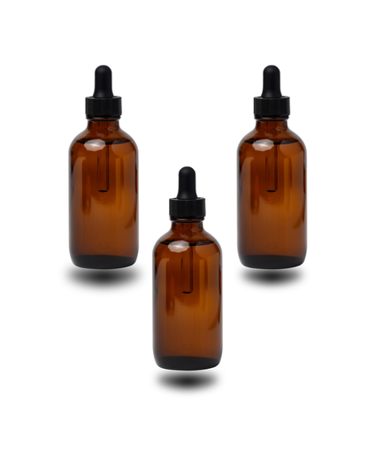 Frasco Gotero | 2 oz | Envase Vidrio Ámbar | Precisión y Protección para Sérums