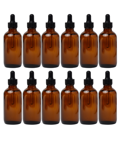 Frasco Gotero | 2 oz | Envase Vidrio Ámbar | Precisión y Protección para Sérums