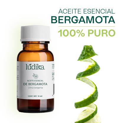 Aceite Esencial de Bergamota | Aromaterapia y Spa | Calmante, Purificante y Elevador del Ánimo para Piel y Mente