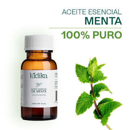 Aceite Esencial de Menta Piperita | Capilar, Spa y Aromaterapia | Explosión de Frescura y Bienestar para Cabello, Piel y Mente