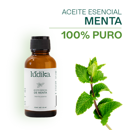 Aceite Esencial de Menta Piperita | Capilar, Spa y Aromaterapia | Explosión de Frescura y Bienestar para Cabello, Piel y Mente