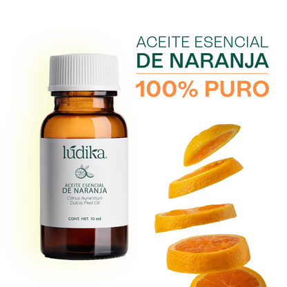 Aceite Esencial de Naranja | Alimenticio y Cosmético | Rejuvenecedor, Purificante y Vibrante para Piel, Cabello y Ánimo