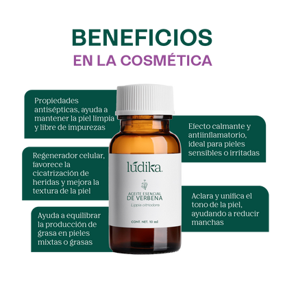 Aceite Esencial de Verbena | Corporal y Aromaterapia | Calmante y Purificante mental