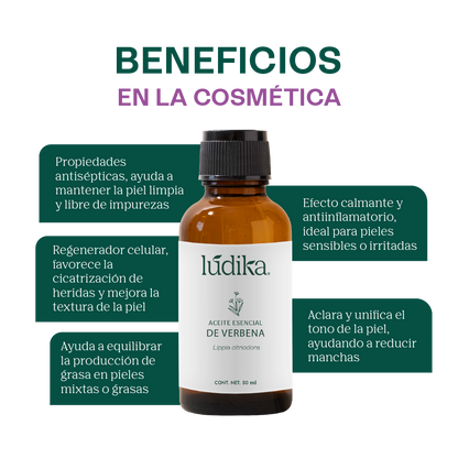 Aceite Esencial de Verbena | Corporal y Aromaterapia | Calmante y Purificante mental
