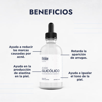 Ácido Glicólico | Potente Renovador Celular, Despigmentante y Antiedad