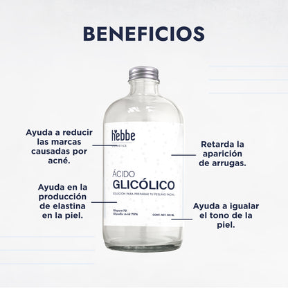 Ácido Glicólico | Potente Renovador Celular, Despigmentante y Antiedad
