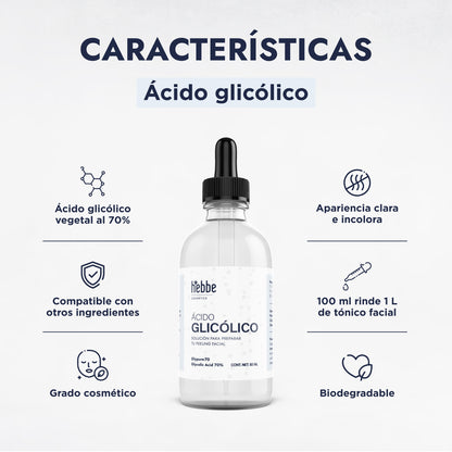 Ácido Glicólico | Potente Renovador Celular, Despigmentante y Antiedad