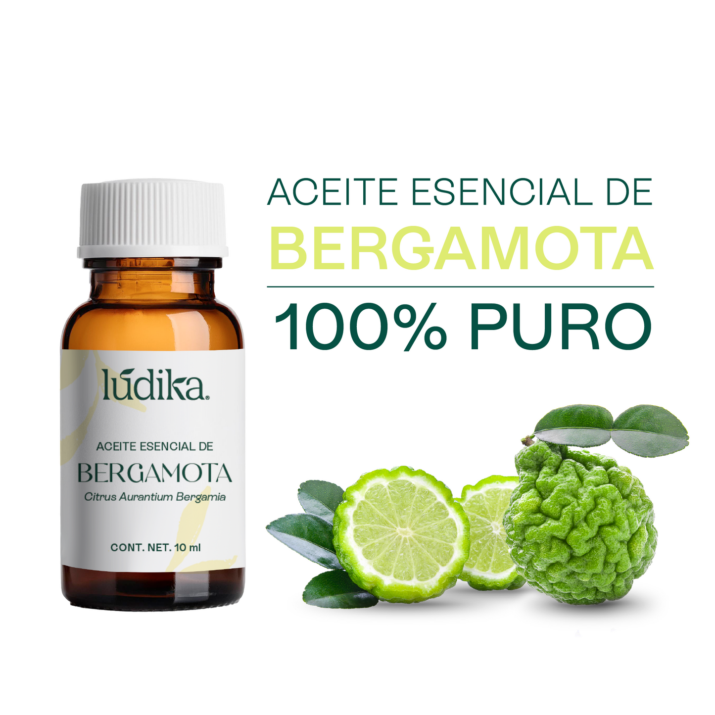 Aceite Esencial de Bergamota | Aromaterapia y Spa | Calmante, Purificante y Elevador del Ánimo para Piel y Mente