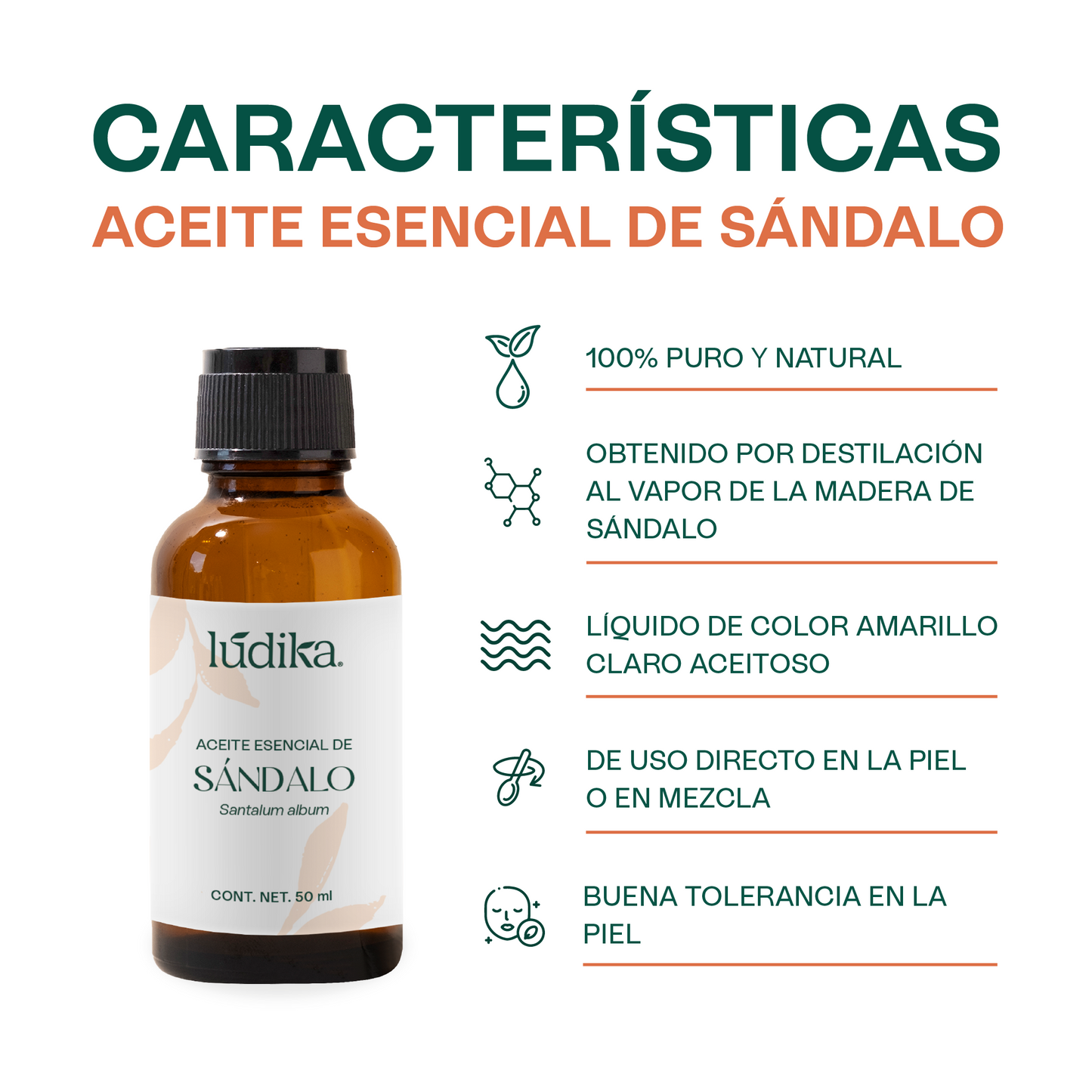 Aceite Esencial de Sándalo | Facial, Spa y Aromaterapia | El Elixir de la Paz y la Belleza para Piel Radiante y Bienestar Profundo
