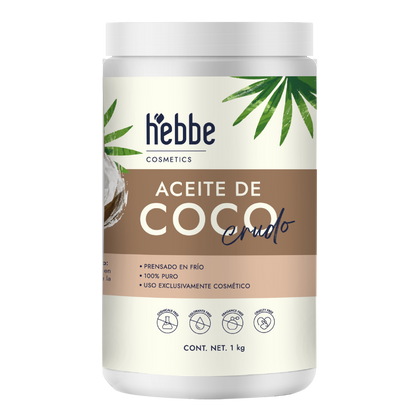Aceite Crudo de Coco Virgen | Hidratante Profundo, Protector Capilar y Antioxidante