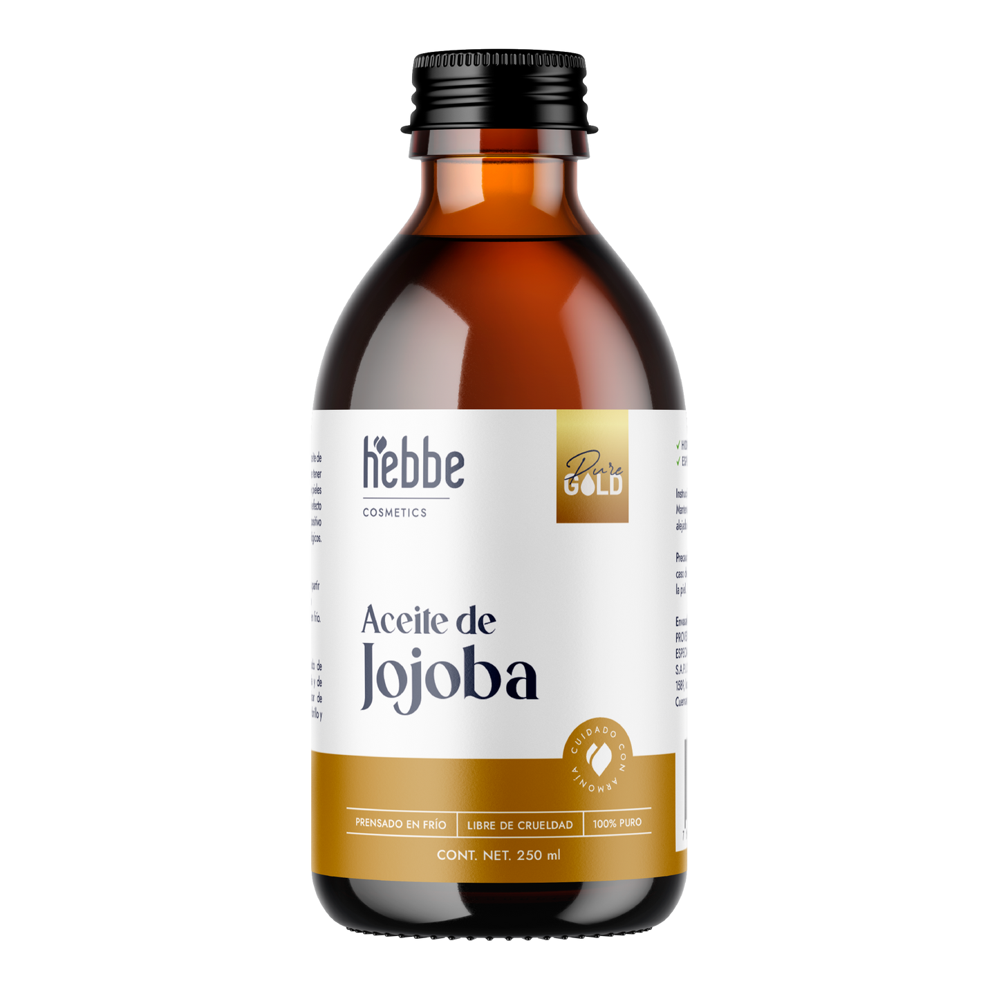 Aceite de Jojoba Cera natural | Facial, Capilar y Corporal | Seborregulador, Hidratante y Antioxidante Natural