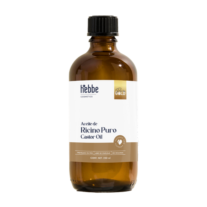 Aceite de Ricino Castor Oil Puro Orgánico | Cejas, Pestañas y Cabello | Hidratante, Antiinflamatorio y Estimulante Capilar