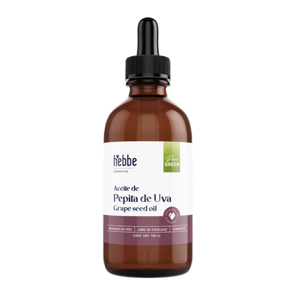 Aceite de Pepita de Uva Puro | Facial, Corporal y Corporal | Aceite de masaje, Antioxidante y Regulador Sebáceo