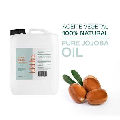 Aceite de Jojoba Cera natural | Facial, Capilar y Corporal | Seborregulador, Hidratante y Antioxidante Natural
