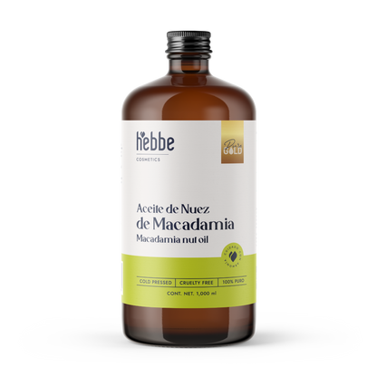 Aceite de Nuez de Macadamia | Facial y Capilar | Antiedad, Reparador Capilar y Súper Hidratante