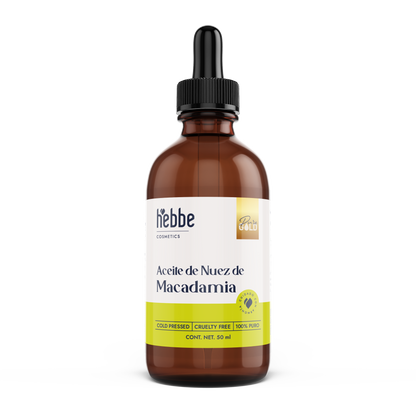 Aceite de Nuez de Macadamia | Facial y Capilar | Antiedad, Reparador Capilar y Súper Hidratante