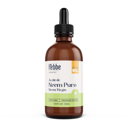 Aceite de Neem Virgen | Capilar y Facial | Purificante, Calmante y Protector Antiedad y Antimosquitos