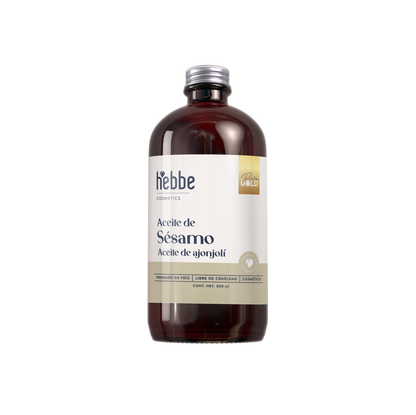 Aceite de Sésamo Ajonjolí Virgen | Facial Capilar y Corporal | Antiedad, Hidratante y Protector Capilar