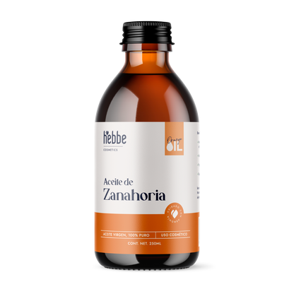 Aceite de Zanahoria Natural | Facial y Corporal | Antioxidante, Regenerador Antiedad y Protector Natural