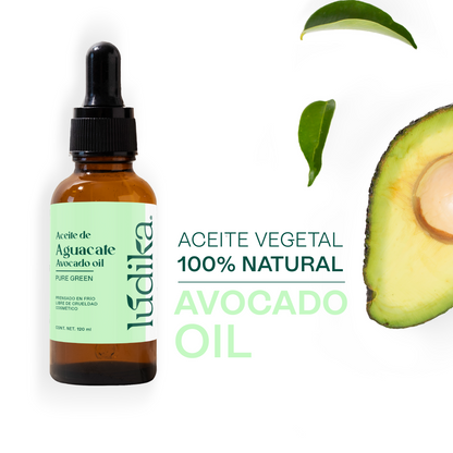 Aceite de Aguacate Virgen | Facial y Capilar | Hidratante Profundo y Regenerador de piel madura