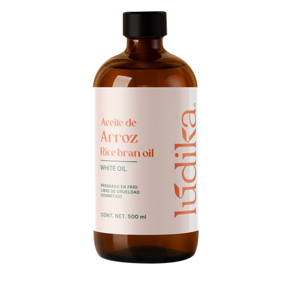 Aceite de Arroz Integral Puro | Facial y Capilar | Antioxidante, Hidratante e ideal para el contorno de ojos