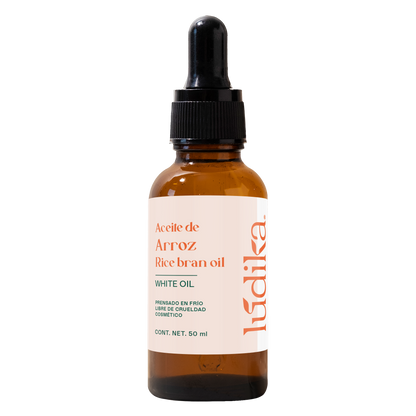 Aceite de Arroz Integral Puro | Facial y Capilar | Antioxidante, Hidratante e ideal para el contorno de ojos