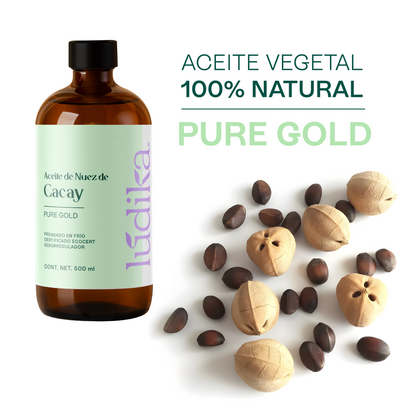 Aceite de Cacay | Facial, Capilar y Corporal | Antiedad, Antioxidante, Reducción de marchas, Cicatrizante