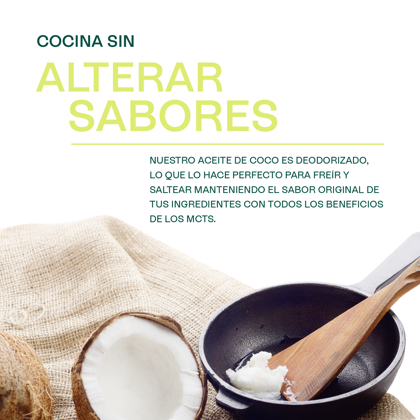 Aceite de Coco Comestible | El Tesoro Tropical 100% Puro para Tu Cocina y Tu Piel