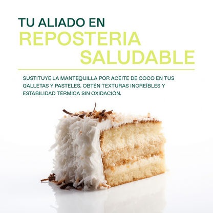 Aceite de Coco Comestible | El Tesoro Tropical 100% Puro para Tu Cocina y Tu Piel