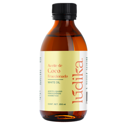 Aceite de Coco Fraccionado Natural Líquido | Facial, Capilar y Corporal | Vehículo Ligero, Hidratante Intenso
