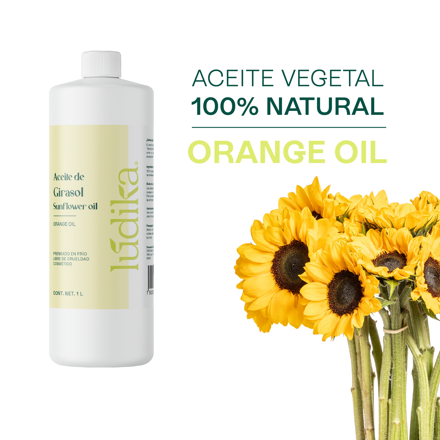 Aceite de Girasol | Facial, Capilar y Corporal | El Aliado Antioxidante y Aceite Base con Vitamina E