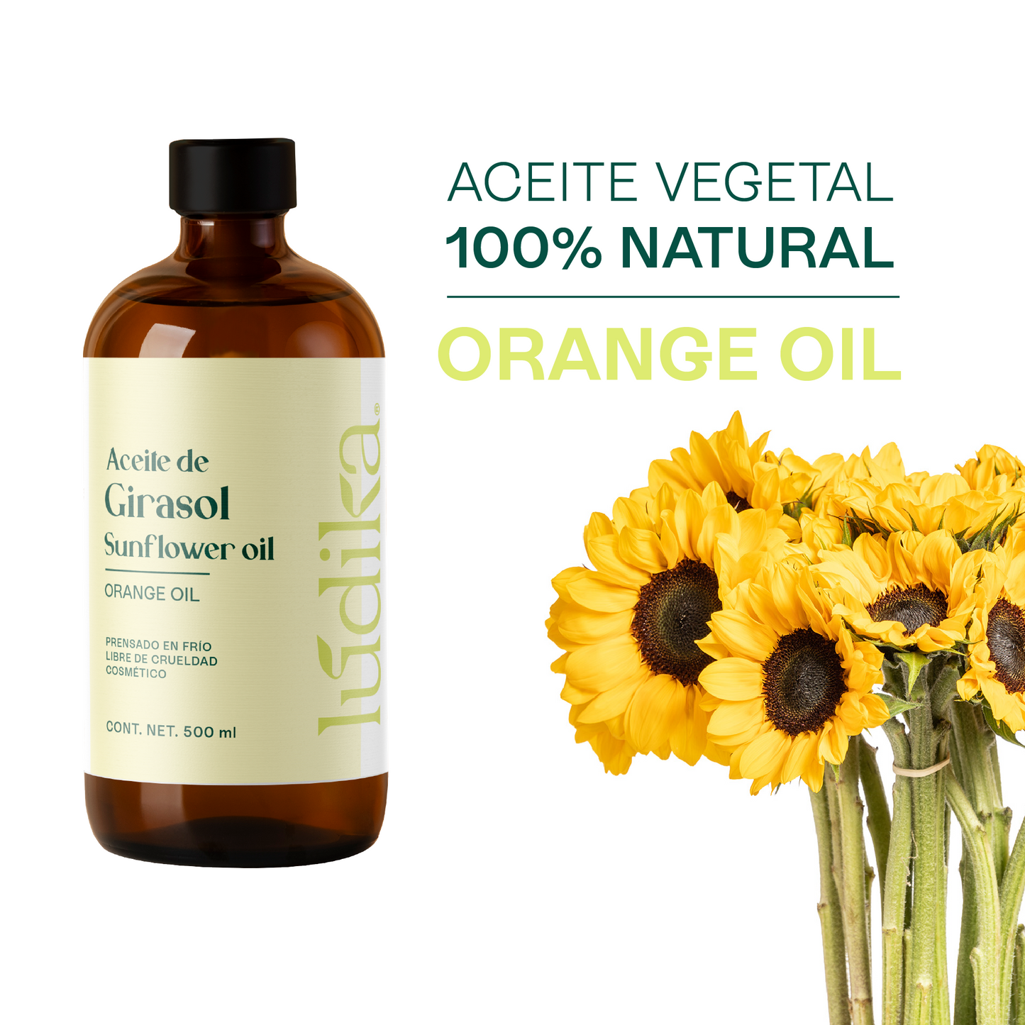 Aceite de Girasol | Facial, Capilar y Corporal | El Aliado Antioxidante y Aceite Base con Vitamina E