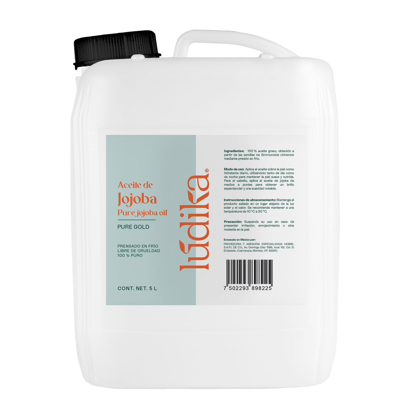 Aceite de Jojoba Cera natural | Facial, Capilar y Corporal | Seborregulador, Hidratante y Antioxidante Natural