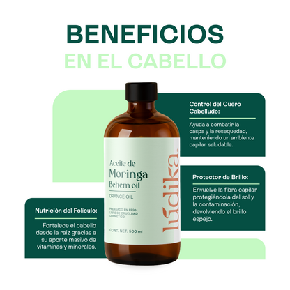 Aceite de Moringa | Facial, Corporal y Capilar | El Elixir Antienvejecimiento y Protector Anti-Polución