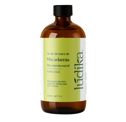 Aceite de Nuez de Macadamia | Facial y Capilar | Antiedad, Reparador Capilar y Súper Hidratante