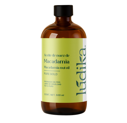 Aceite de Nuez de Macadamia | Facial y Capilar | Antiedad, Reparador Capilar y Súper Hidratante