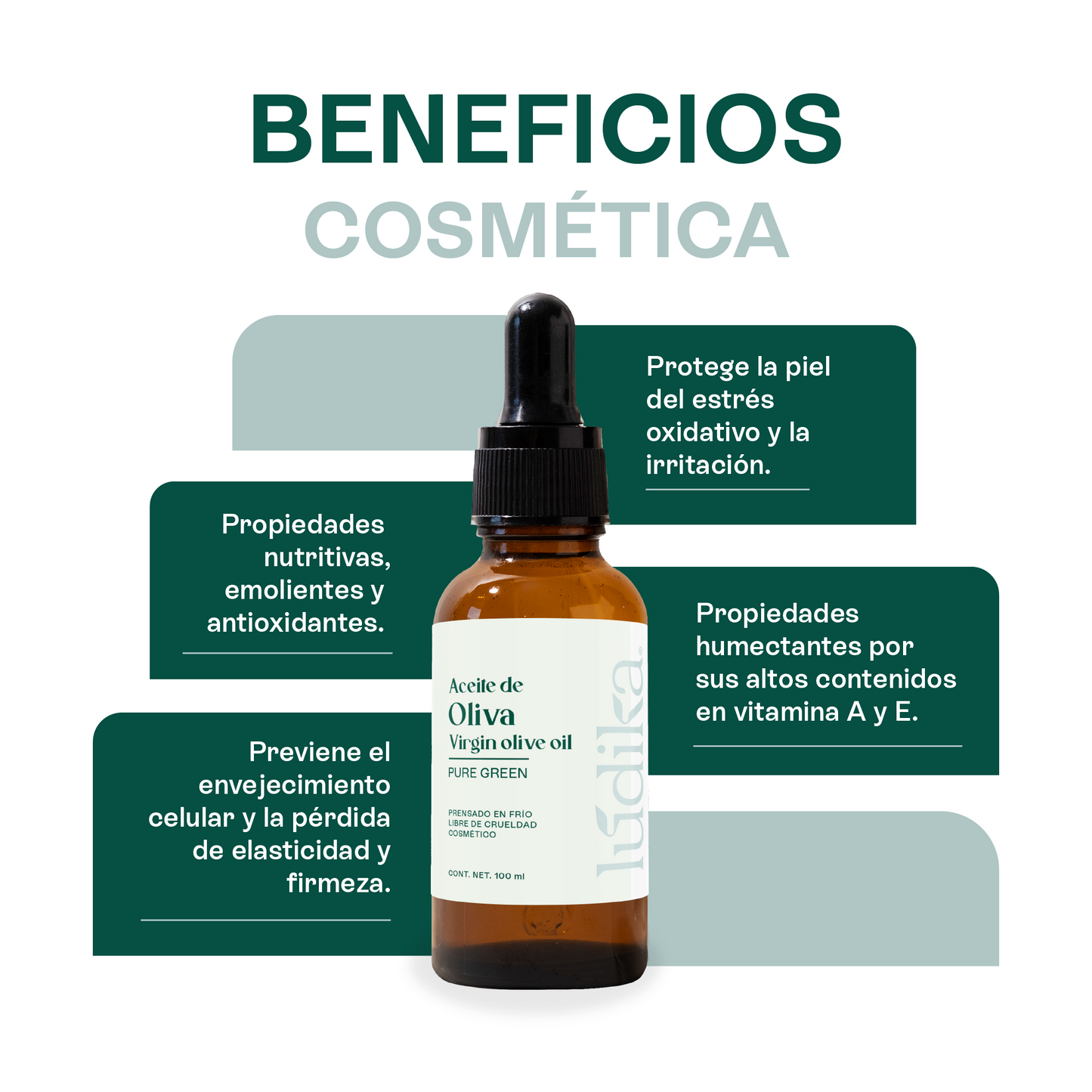 Aceite de Oliva Extra Virgen | Capilar y Corporal |Hidratante, Antioxidante y Reparador Cutáneo