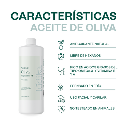 Aceite de Oliva Extra Virgen | Capilar y Corporal |Hidratante, Antioxidante y Reparador Cutáneo