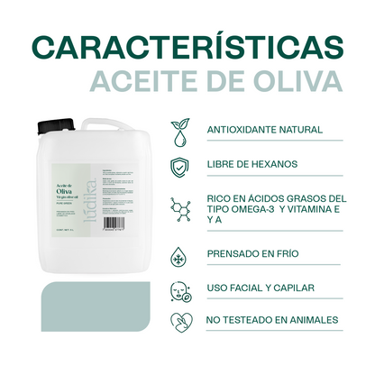 Aceite de Oliva Extra Virgen | Capilar y Corporal |Hidratante, Antioxidante y Reparador Cutáneo