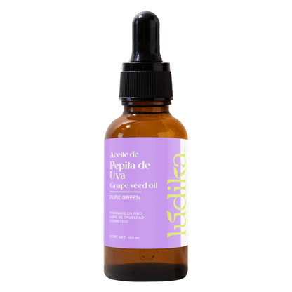 Aceite de Pepita de Uva Puro | Facial, Corporal y Corporal | Aceite de masaje, Antioxidante y Regulador Sebáceo
