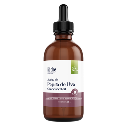 Aceite de Pepita de Uva Puro | Facial, Corporal y Corporal | Aceite de masaje, Antioxidante y Regulador Sebáceo